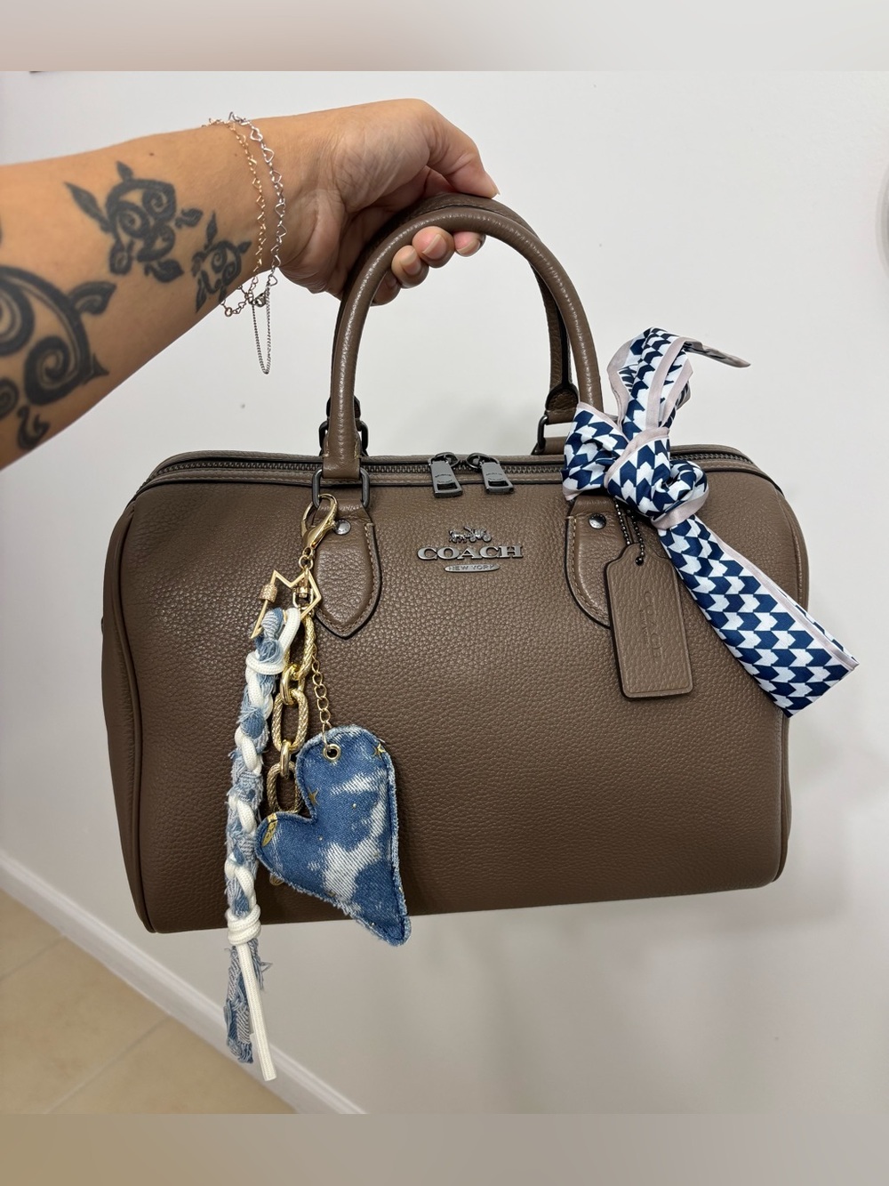 Authentic Large Coach Rowan Satchel